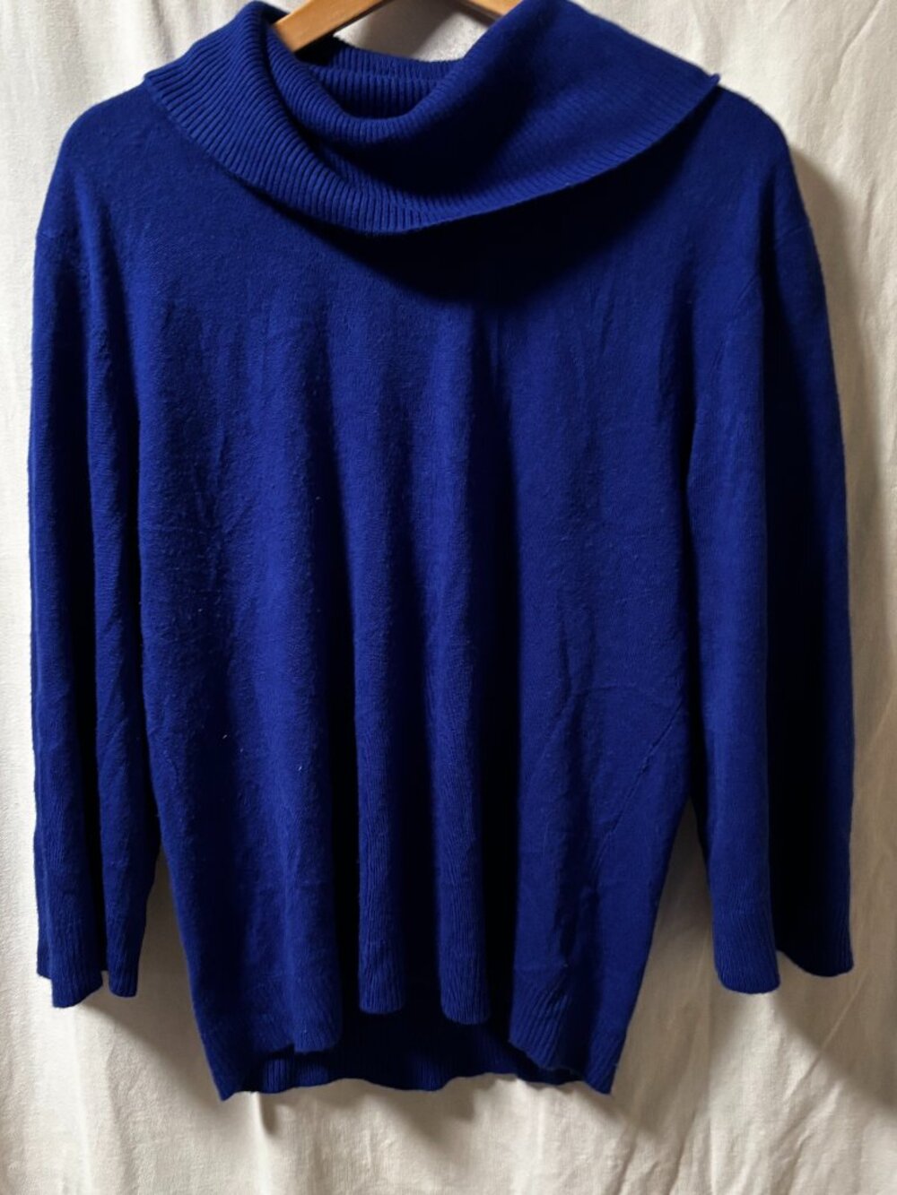 Womens Relaxed Turtle Neck Cowl Sweater Size XXL